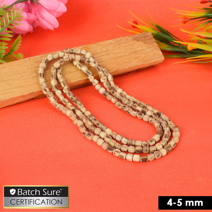 100% Original 4-5mm Tulsi Kanthi Mala with Natural Tulsi Wood Beads. India’s Largest Pooja Accessories Brand - www.satvikworld.com