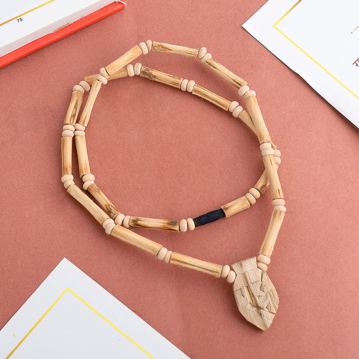 100% Original Tulsi Flat Mala with Radha Pendent, featuring 108+1 sacred beads, designed to enhance spiritual well-being and devotion. Ideal for meditation, prayer, and religious rituals. Crafted with care for a lasting connection to divinity. India’s Largest Pooja Accessories Brand – www.satvikworld.com