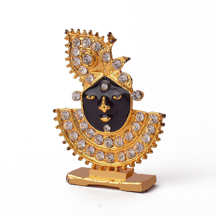 Bankey Bihari Face Only Idol Puja Store Online Pooja Items Online Puja Samagri Pooja Store near me www.satvikworld.com