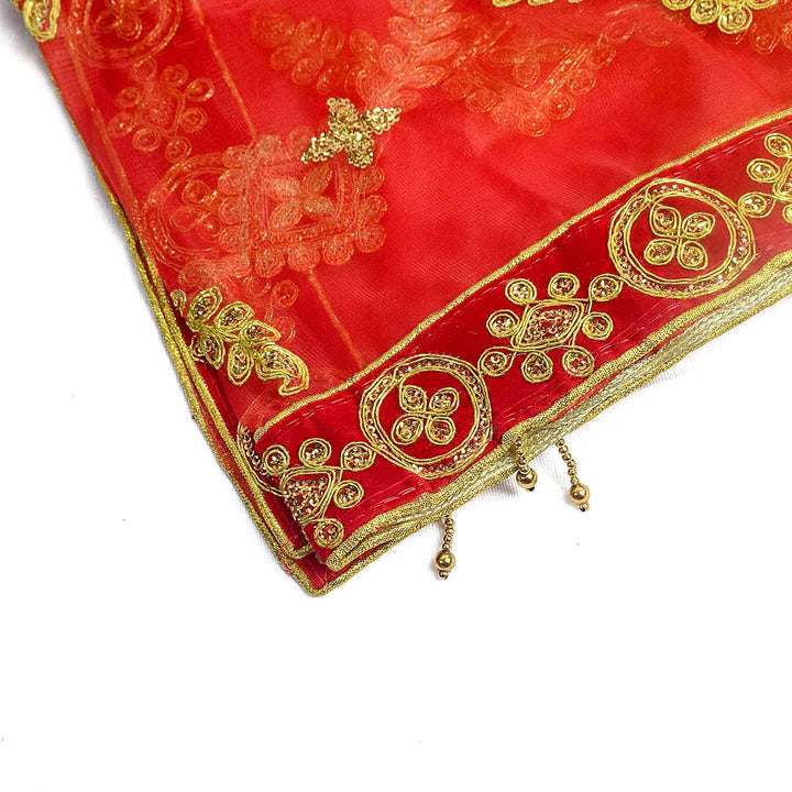 Enhance your pooja decor with this beautiful Pink and Gold Mata Chunri, measuring 212 cm x 102 cm. Adorned with intricate gold motifs and a decorative border, it is ideal for Devi pooja, mandir decoration, and religious ceremonies during Navratri, Diwali, and other festivals.
Shop now at satvikworld.com for authentic Hindu pooja essentials delivered across the USA.