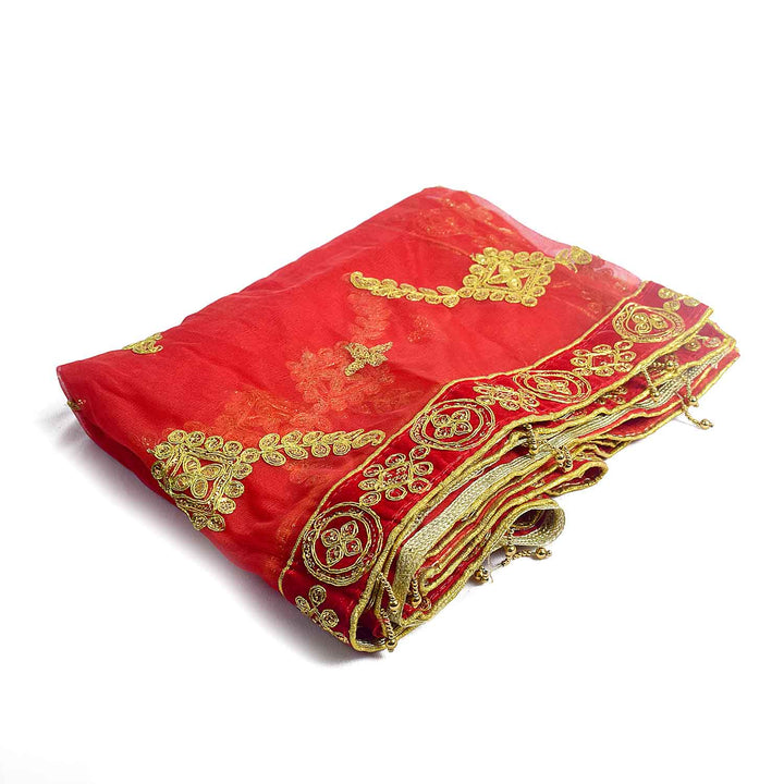 Enhance your pooja decor with this beautiful Pink and Gold Mata Chunri, measuring 212 cm x 102 cm. Adorned with intricate gold motifs and a decorative border, it is ideal for Devi pooja, mandir decoration, and religious ceremonies during Navratri, Diwali, and other festivals.
Shop now at satvikworld.com for authentic Hindu pooja essentials delivered across the USA.