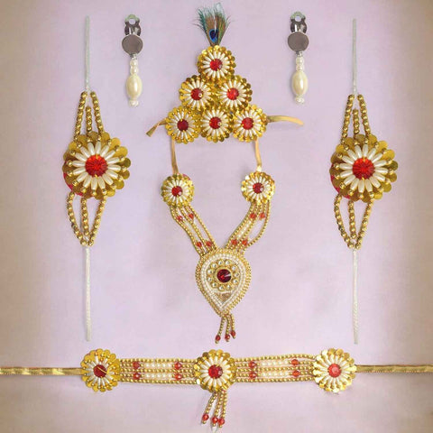 Traditional Shringhar Set for Laddu Gopal – Elegant Pooja Adornment – India’s Largest Pooja Accessories Brand – www.satvikworld.com