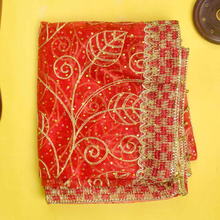 Handcrafted Hindu Prayer Scarf USA Edition (84x41 Inch) – India’s Largest Pooja Accessories Brand – www.satvikworld.com