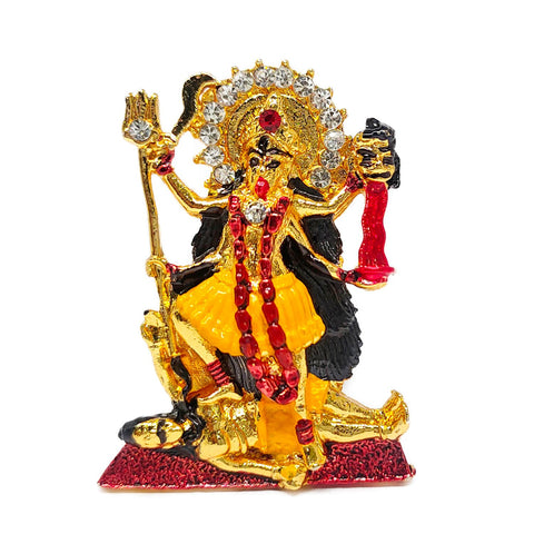 divine Goddess Kaali Maa Idol beautifully crafted for home temples and spiritual spaces, symbolizing strength, protection, and transformation. India’s Largest Pooja Accessories Brand – www.satvikworld.com
