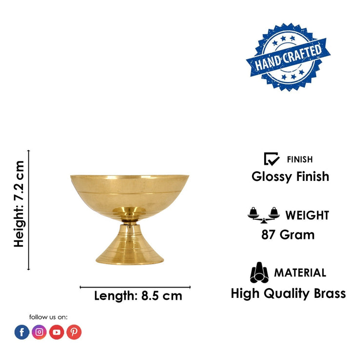 Brass Payali Diya | Puja Store Online | Pooja Items Online in USA | Puja Samagri | Pooja Store near me - www.satvikworld.com