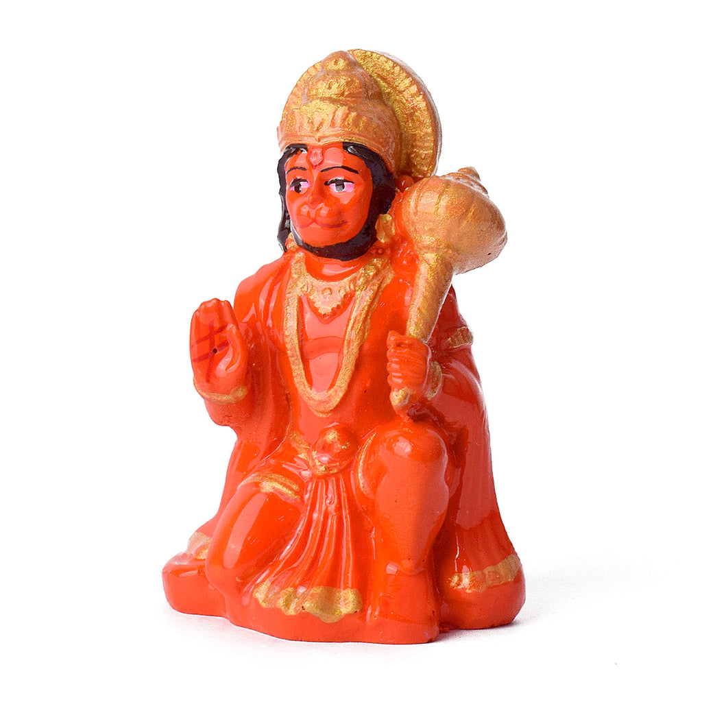 Sitting Hanuman Idol Puja Store Online Pooja Items Online Puja Samagri Pooja Store near me www.satvikworld.com