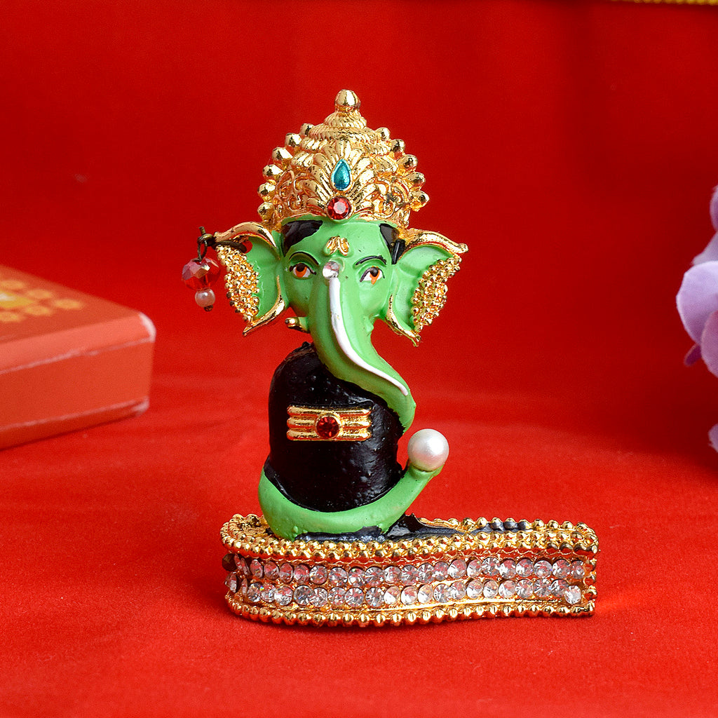 Ganesha with Shivalingam Puja Store Online Pooja Items Online Puja Samagri Pooja Store near me www.satvikworld.com