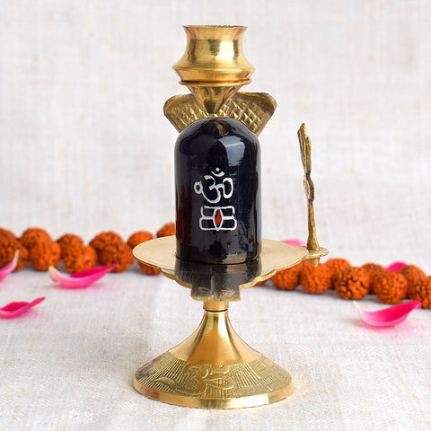 Brass Shivling 4.5 Inch – India’s Largest Pooja Accessories Brand – www.satvikworld.com