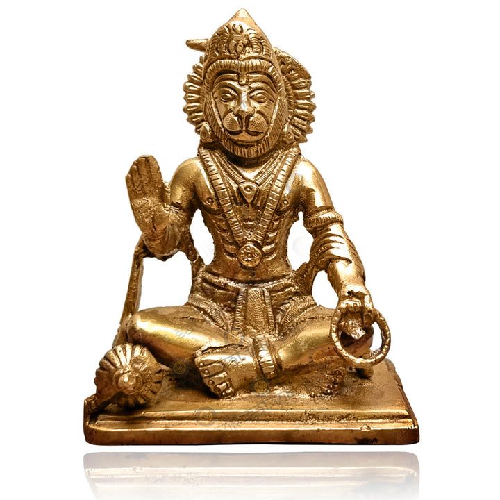 Brass Hanuman Idol Puja Store Online Pooja Items Online Puja Samagri Pooja Store near me www.satvikstore.in